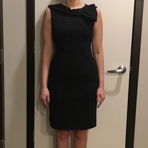 Black Bow Cocktail Dress